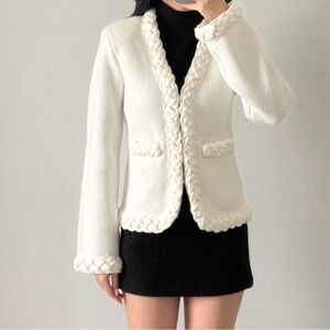 New Majorelle white Kiella Cardigan